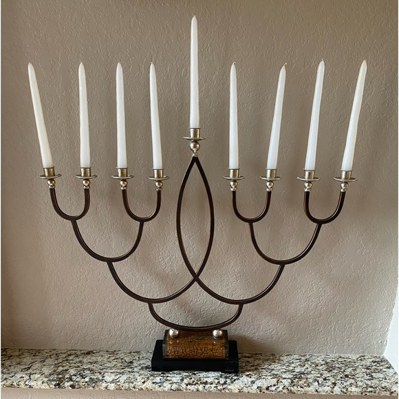 Other - Large Menorah 30”W x 25” tall plus includes candles